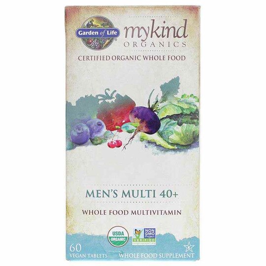 Men's Multi 40+ Whole Food Multivitamin, GOLM